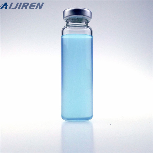 transparent 20ml 5.0 borosilicate glass gc vials with flat bottom for lab test Thermo Fisher